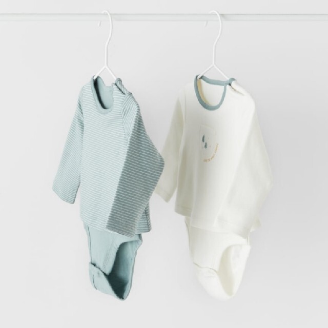 ZARA KIDS(ザラキッズ)のZARA ベビーロンパース ボディスーツ パジャマ キッズ/ベビー/マタニティのベビー服(~85cm)(ロンパース)の商品写真