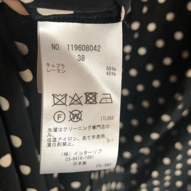 人気の SACRA(サクラ)ドット 水玉 ロングワンピース ドレス サクラ