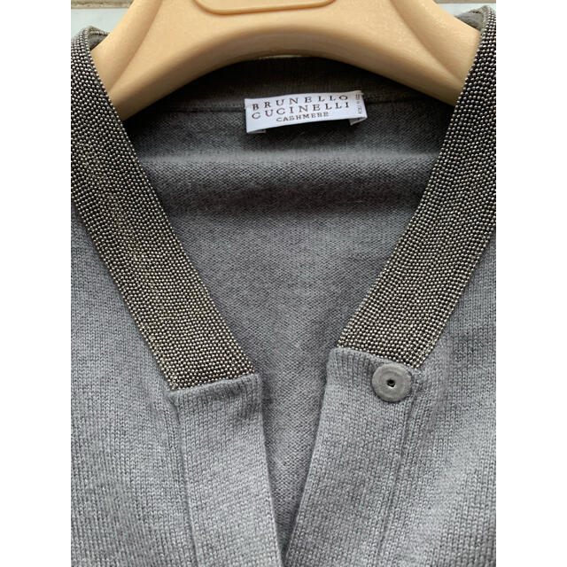 BRUNELLO CUCINELLI(ブルネロクチネリ)のブルネロクチネリ　カシミヤ　カーディガン　S モニーレ レディースのトップス(カーディガン)の商品写真