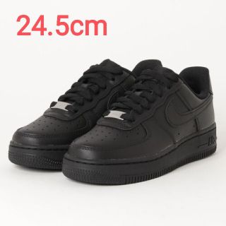 ナイキ(NIKE)の【新品未使用】NIKE AIRFORCE1 エアフォース1 黒ナイキ WMNS(スニーカー)