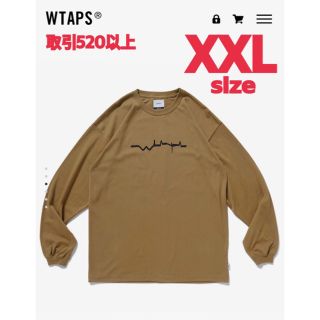 ダブルタップス(W)taps)のWTAPS VIBES SCREEN L/S TEE GOLD XXLサイズ(Tシャツ/カットソー(七分/長袖))