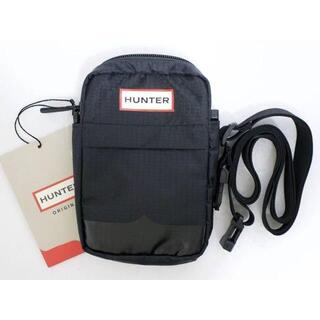 ハンター(HUNTER)の定価4400 新品 本物 HUNTER 黒 ブラック ベルトバッグ 2013(ショルダーバッグ)