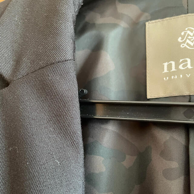 nano・universe(ナノユニバース)のnano・universe ナノユニバース　春用コート　カモ柄チェスターコート メンズのジャケット/アウター(チェスターコート)の商品写真