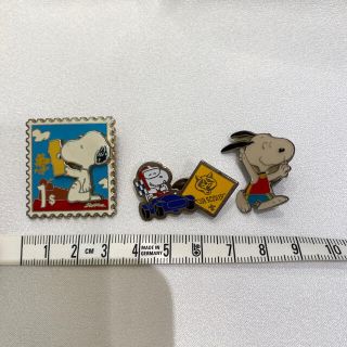 スヌーピー(SNOOPY)のスヌーピー  ピンバッジ　3個セット(バッジ/ピンバッジ)