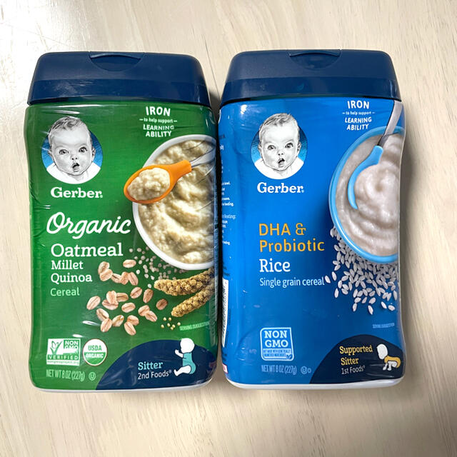 gerber ガーバー ライスシリアル オートミールセット