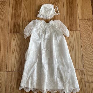 赤ちゃんの城　新生児　ベビードレス　未使用の靴下付き(セレモニードレス/スーツ)