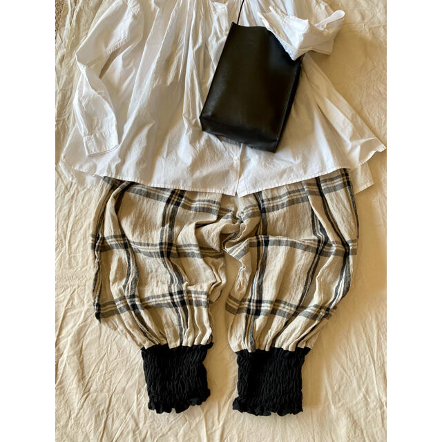 MARCHE' DE SOEUR/ピエロパンツ・チェック×ブラック - www.husnususlu.com