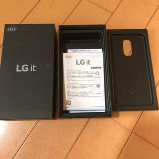 エルジーエレクトロニクス(LG Electronics)のau「LG it LGV36」空箱 説明書(Androidケース)