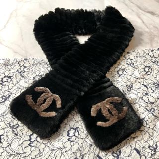 Chanel リアルファー　マフラー