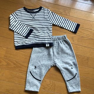 ザラキッズ(ZARA KIDS)のZara 86cm 上下セット(シャツ/カットソー)