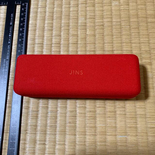 JINS(ジンズ)のJINS ジンズ　メガネケース　赤　レッド　新品未使用　子供　キッズ キッズ/ベビー/マタニティのこども用ファッション小物(その他)の商品写真