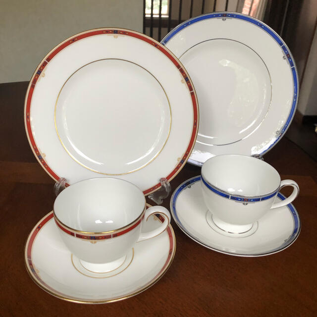 WEDGWOOD(ウェッジウッド)の【黒壺美品】ウェッジウッド★コロラド＆キングスブリッジ★トリオ　ペア インテリア/住まい/日用品のキッチン/食器(食器)の商品写真