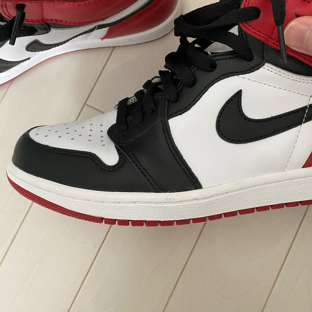 NIKE(ナイキ)のNIKE AIR JORDAN1 RETLO BLACK TOE(2016) メンズの靴/シューズ(スニーカー)の商品写真