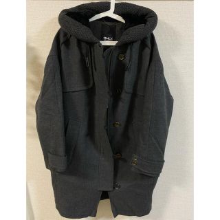 【月姫さま専用】ONLY ダッフルコート ＸＬ　ダークグレー(ダッフルコート)