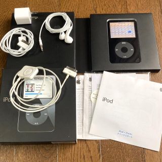 アップル(Apple)のApple MA146J/A iPod Classic 30GB 黒 おまけ付き(ポータブルプレーヤー)