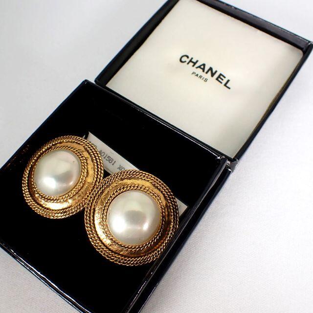 CHANEL パール イヤリング