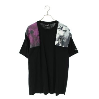 ラフシモンズ(RAF SIMONS)のラフシモンズ ×フレッドペリー/FRED PERRY ショルダープリントTシャツ(Tシャツ/カットソー(半袖/袖なし))