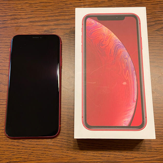 ナイキ(NIKE)のiPhoneXR 64GB  PRODUCT RED(その他)