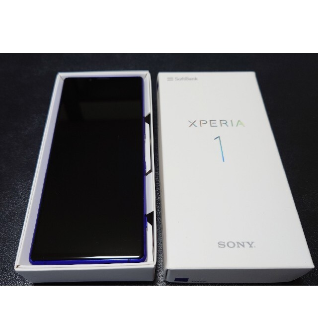 【SIMロック解除済】SoftBank Xperia1 802SO パープル