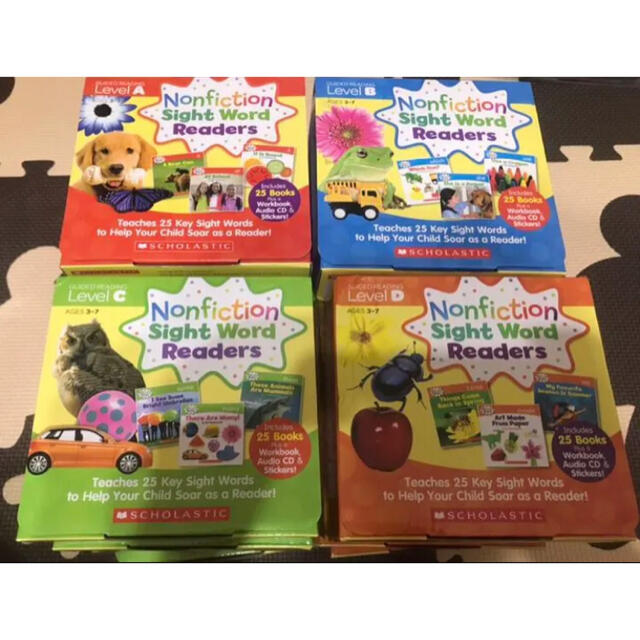 Nonfiction sight word readers 100冊+4CD