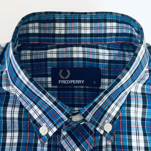 オリジナル FRED PERRY フレッドペリー　半袖シャツ　Sサイズ - シャツ