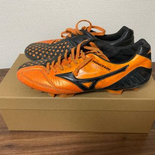 ミズノ(MIZUNO)のミズノ　ウエーブイグニタス 4 JAPAN　オレンジ×ブラック　(シューズ)