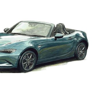 NC-855 RX-8/ロードスター限定版画サイン額装作家平右ヱ門