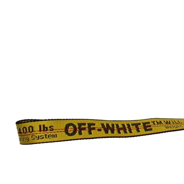 OFF-WHITE(オフホワイト)のオフホワイト インダストリアルベルトランヤードネックストラップ メンズのアクセサリー(ネックレス)の商品写真