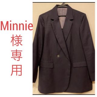 ユナイテッドアローズグリーンレーベルリラクシング(UNITED ARROWS green label relaxing)の【Minnie様専用★即購入ご遠慮ください】テーラードジャケット（ネイビー）(テーラードジャケット)