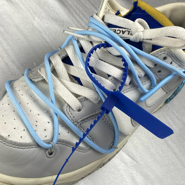 OFF WHITE × NIKE DUNKに最適！オフホワイト ナイキ 丸紐 メンズの靴/シューズ(スニーカー)の商品写真