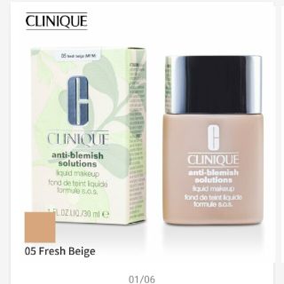 クリニーク(CLINIQUE)の新品未使用　CLINIQUE　ニキビ用　リキッドファンデ(ファンデーション)