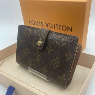 ルイヴィトン(LOUIS VUITTON)の【本物】ルイヴィトン ポルトモネ・ビエ・ヴィエノワ モノグラム がま口財布(財布)