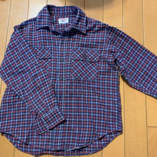 ユニクロ(UNIQLO)のチェック　ネルシャツ　130(その他)