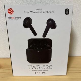JPRiDE ワイヤレスイヤホン TWS-520 予備イヤーピース6個付き(ヘッドフォン/イヤフォン)