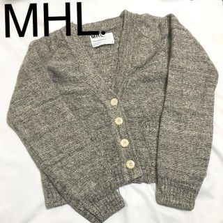 マーガレットハウエル(MARGARET HOWELL)のMHL. マーガレットハウエル　ニットカーディガン　ウール　麻　羽織もの　(カーディガン)