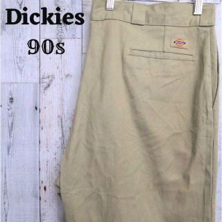 ディッキーズ(Dickies)の美品 90s ディッキーズ Dickies ベージュチノパンワークパンツコットン(チノパン)