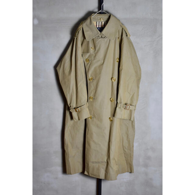 70s vintage Burberry trench coat 玉虫-