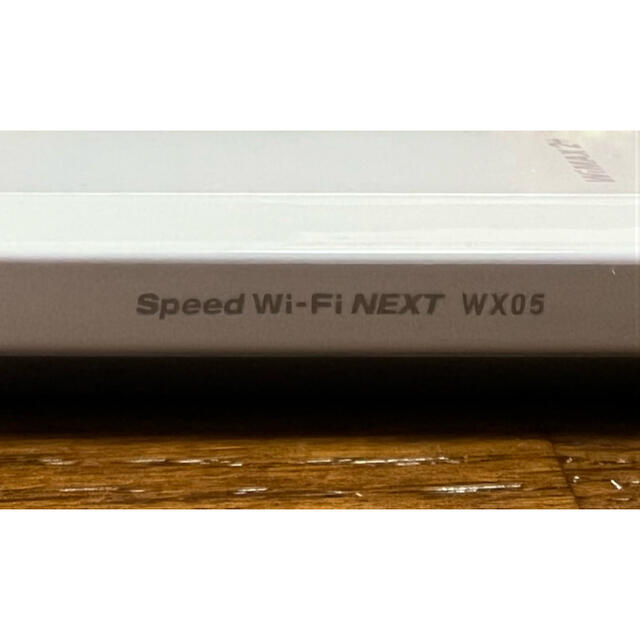 NEC(エヌイーシー)のUQ WiMAX NEC WX05 ピュアホワイト NAD35MWU スマホ/家電/カメラのPC/タブレット(PC周辺機器)の商品写真