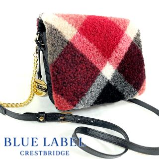 ブラックレーベルクレストブリッジ(BLACK LABEL CRESTBRIDGE)のブルーレーベルクレストブリッジ チェックボアミニショルダー(ショルダーバッグ)