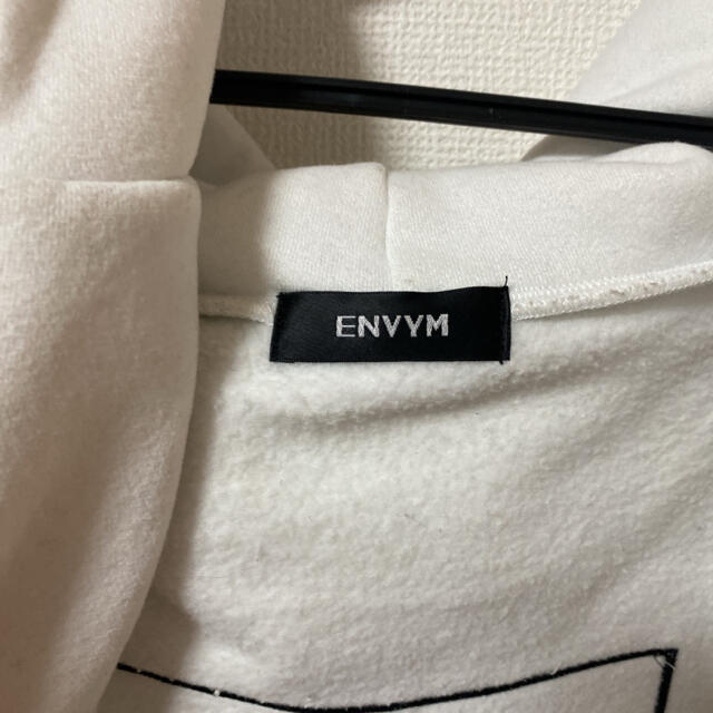 ENVYM(アンビー)のENVYM アウター もこもこ ホワイト レディースのトップス(パーカー)の商品写真