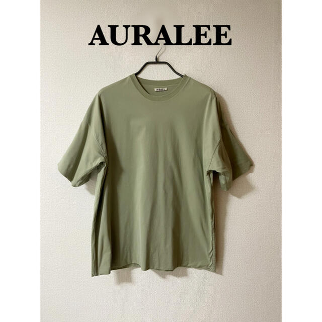 AURALEE オーラリー ◆ハイゲージ　ダブル　クロス　Tシャツ