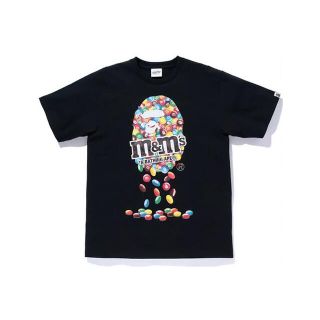 アベイシングエイプ(A BATHING APE)のBAPE x M&M black tee 2XL(Tシャツ/カットソー(半袖/袖なし))