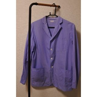 コモリ(COMOLI)のCOMOLI コモリ 14ss シャツジャケット サックスブルー size2(シャツ)