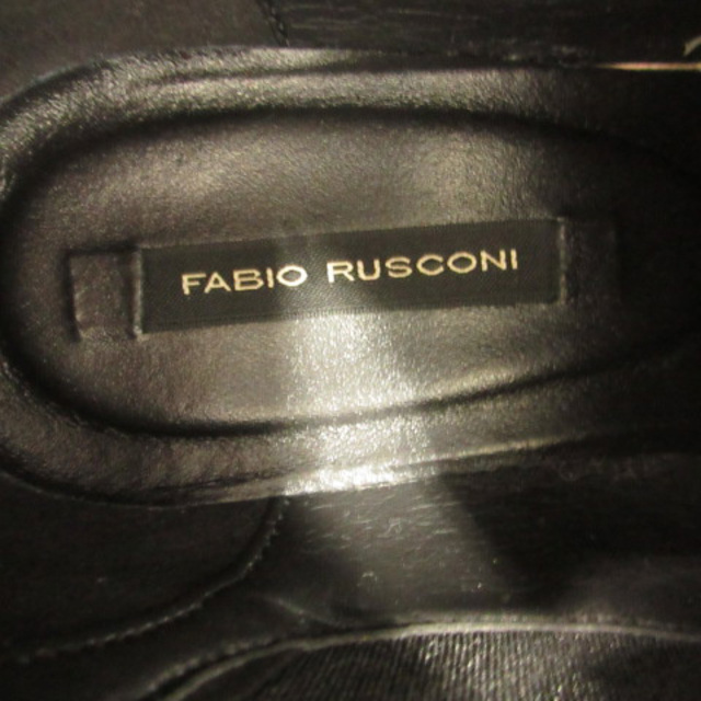 FABIO RUSCONI(ファビオルスコーニ)のファビオルスコーニ サイドゴアブーツ ショートブーツ 35 22cm 黒 レディースの靴/シューズ(ブーツ)の商品写真