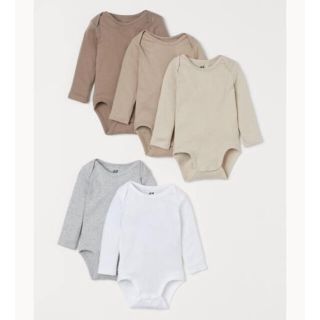 エイチアンドエム(H&M)のh&m ベビー服　ボディスーツ　(Tシャツ/カットソー)