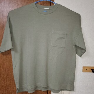 ジーユー(GU)のGU　メンズ　ロング丈TシャツL(オーバーサイズ)(Tシャツ/カットソー(七分/長袖))