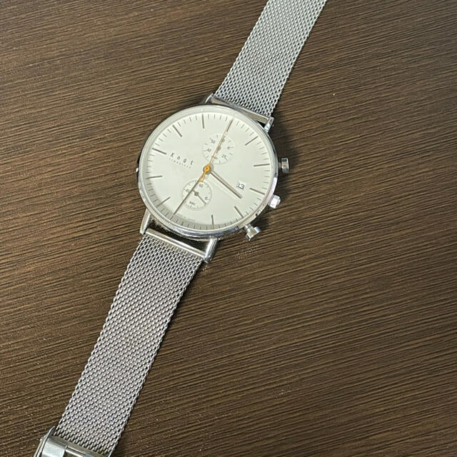 KNOT(ノット)の腕時計 knot ノット cc39 シルバーバンド メンズの時計(腕時計(アナログ))の商品写真
