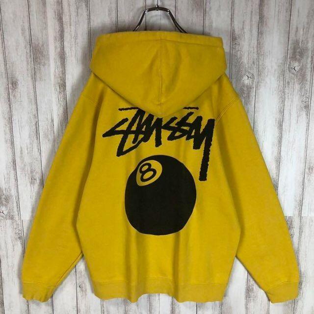 即完売モデル】 STUSSY 8ボール 両面ロゴ バックプリント パーカー57 ...