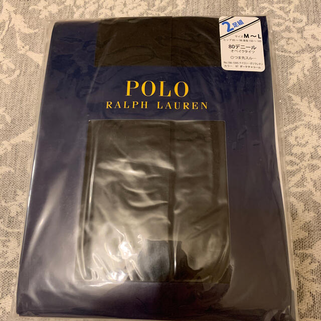 POLO RALPH LAUREN(ポロラルフローレン)のpoloラルフローレン　2足組タイツ レディースのレッグウェア(タイツ/ストッキング)の商品写真