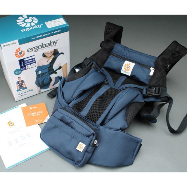 Ergobaby - 新品♡エルゴベビー オムニ360 抱っこ紐 ネイビー クールエアメッシュergo